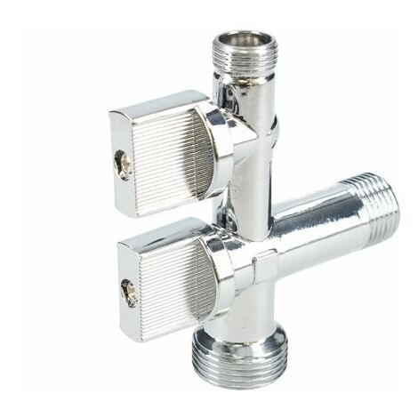 Llave combinada Fontastock ABS Latón 1/2 x 3/8 x 3/4