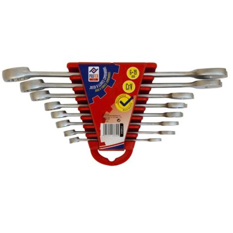 LLAVE COMBINADA JGO 8PZ - 6-19 MM