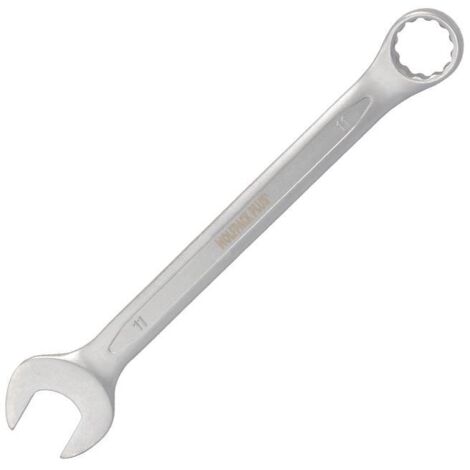 llave combinada plus 11x11 acero cromo vanadio din 3113. llave doble boca, llave fija, llave estrella