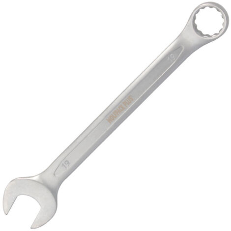 Llave Combinada Plus 19x19 Acero Cromo Vanadio. DIN3113