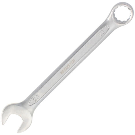 llave combinada plus 23x23 acero cromo vanadio din 3113. llave doble boca, llave fija, llave estrella