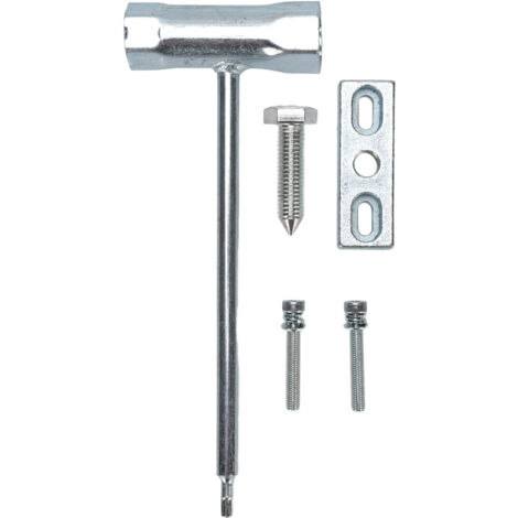 Llave con mango en T para desmontar el volante – Compatible con MS070 y MS090 – Herramienta de mantenimiento de motosierra de acero reforzado – Incluye 3 tornillos