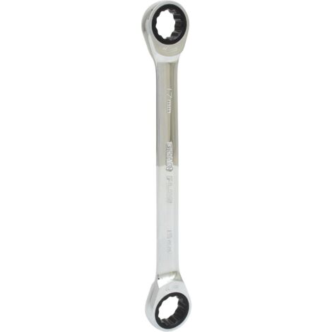 Llave con trinquete doble 17x19mm KS
