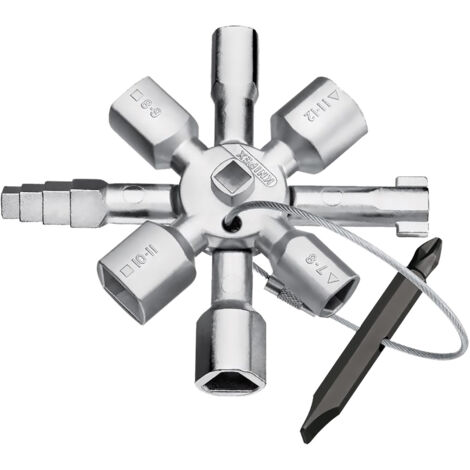 Llave Cruzada Para Cajas/Gabinetes Tipo Universal - 10 Perfiles