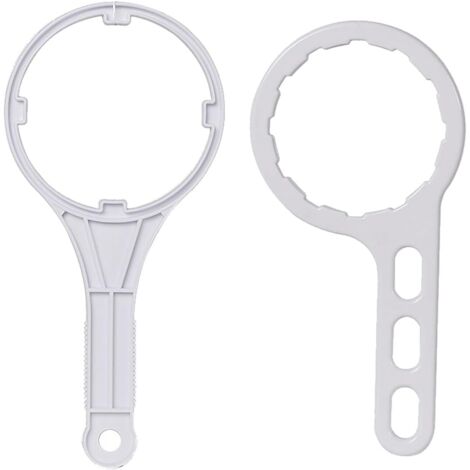 Llave de 2 piezas con correa de goma para filtro de aceite y llave de plástico para filtro de agua de 10 « para abrebotellas, mangueras ajustables, correa para filtro de aceite, etc.