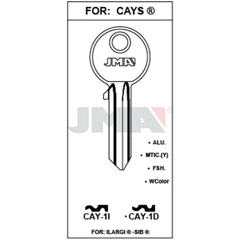 Llave de acero-B CAY-1D