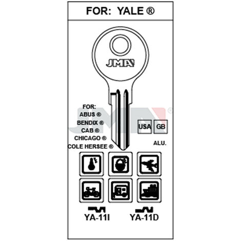 Llave de acero-B YA-11D