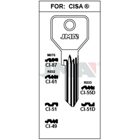 Llave de acero-C CI-51D