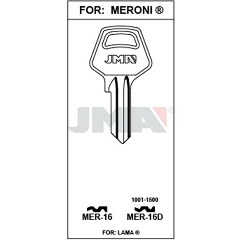 Llave de acero-C MER-16D
