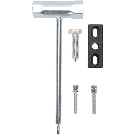 Llave de acero con mango en T para desmontar el volante – Compatible con los modelos MS070, MS090 y otros – Herramienta robusta y portátil para el mantenimiento de motosierras