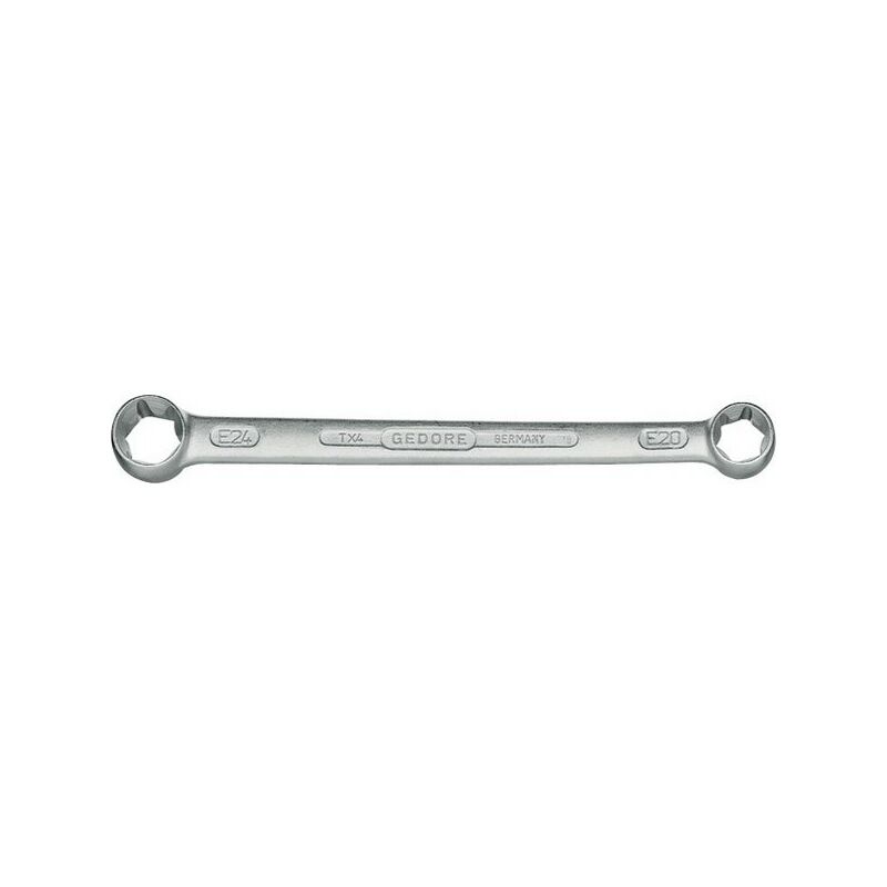

Llave poligonal doble para Tornillo TORX® masculino, lado e/planos : E 6 x E 8, Largo 110 mm, para Tornillo M5 - M7