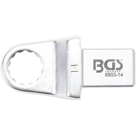 Llave de anillo insertable 14 mm sujeción 14 x 18 mm