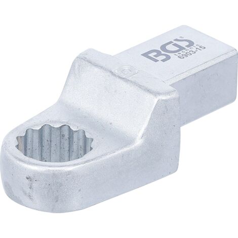 Llave de anillo insertable  15 mm  Sujeción 14 x 18 mm