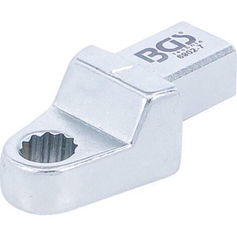 Llave de anillo insertable  7 mm  Sujeción 9 x 12 mm