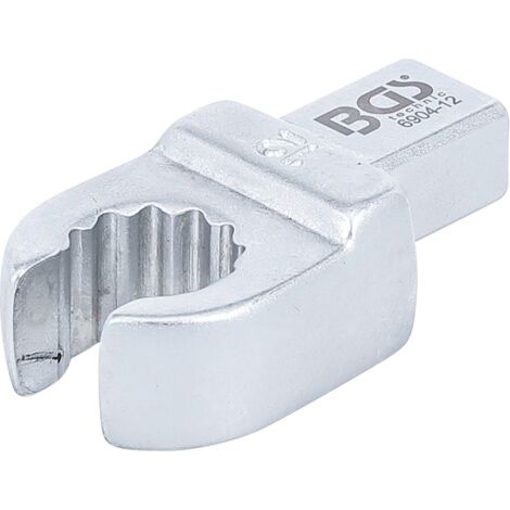 Llave de anillo insertable  abierta  12 mm  Sujeción 9 x 12 mm
