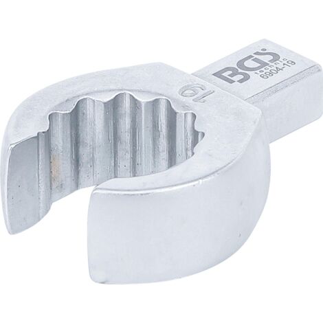 Llave de anillo insertable  abierta  19 mm  Sujeción 9 x 12 mm