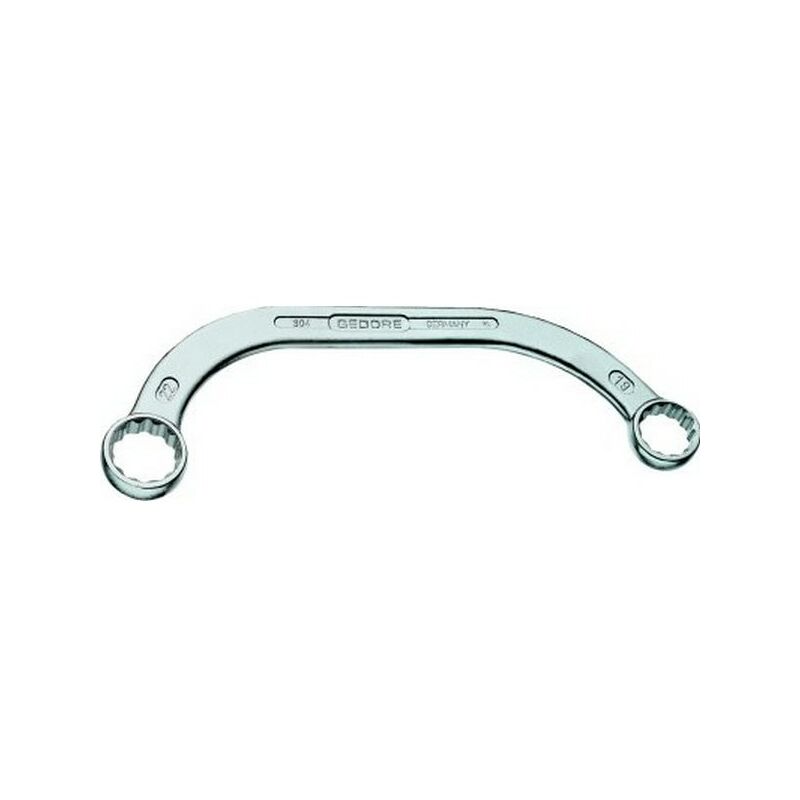 

Llave poligonal media luna, lado e/planos : 13 x 15 mm, Largo 185 mm
