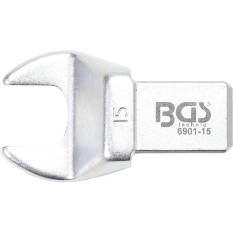 Llave de boca insertable  15 mm  Sujeción 14 x 18 mm