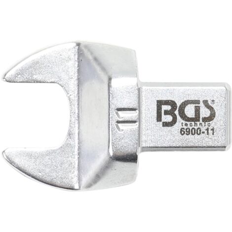 Llave de boca insertables  11 mm  Sujeción 9 x 12 mm