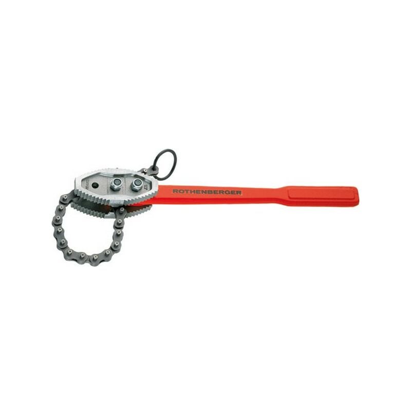 

Rothenberger - Llave de fontanería de cadena HEAVY DUTY, para Ø de tuberías : 6 pulgadas, Largo 1120 mm, capacidad de fijación 166 mm