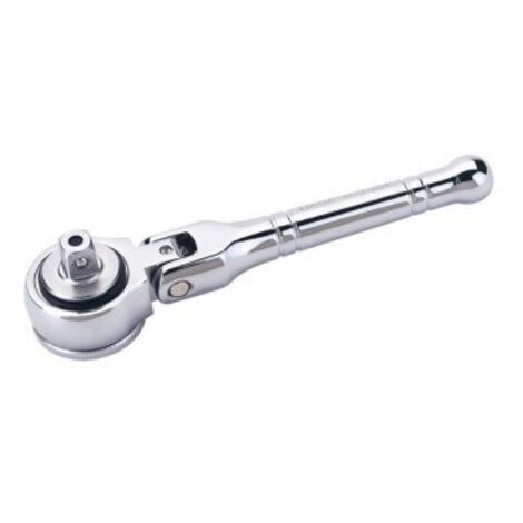 LLAVE DE CARRACA CORTO CON CABEZA GIRATORIA 3/8"