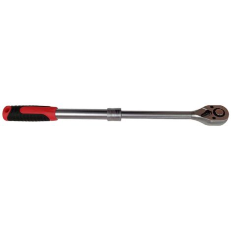 Llave de carraca extensible para vasos de 1/2 325-445 mm para bricolaje,taller,mecanico,industria,tareas de mantenimiento,proyectos de construccion
