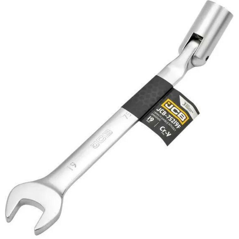 Llave de vaso con articulación 19mm