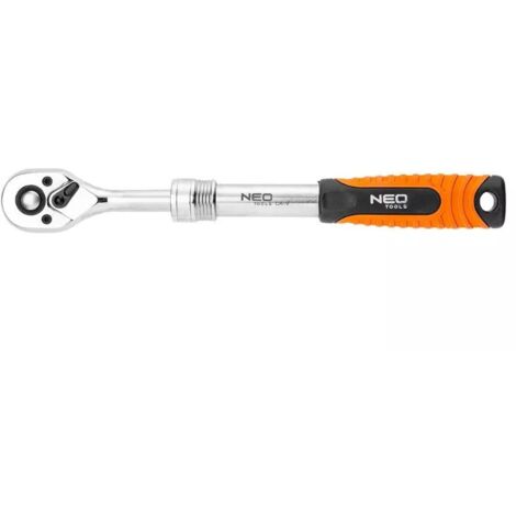 Llave de carraca telescópica neo 08-515 acero cromo vanadio 305-445 mm