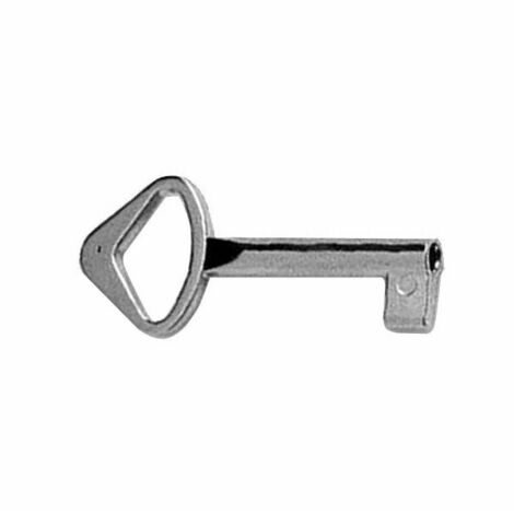 Llave de cerradura niquelada 22-53-12R Meroni