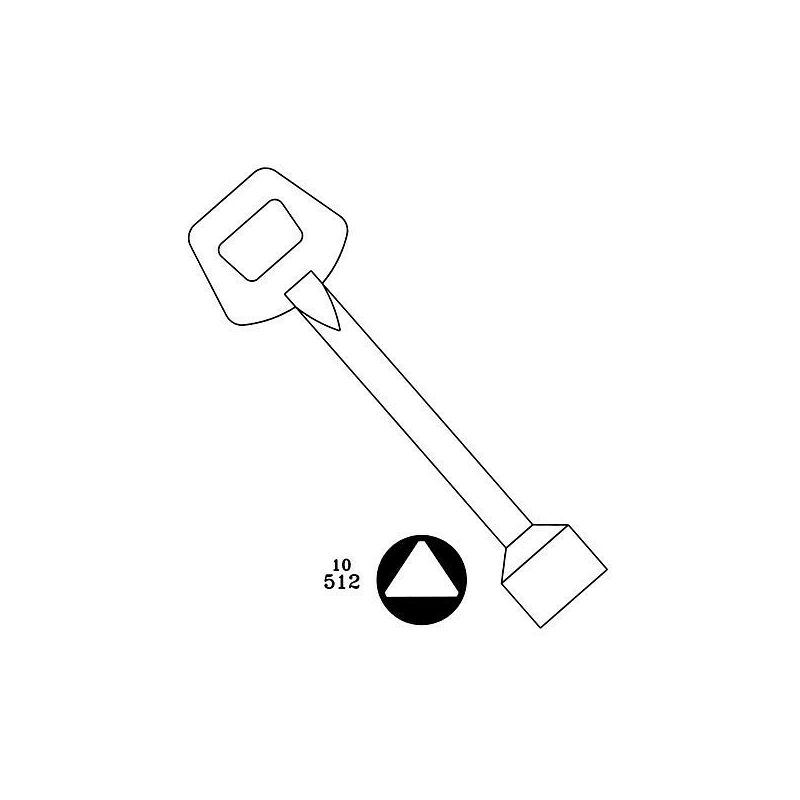 

Llave De Cierre 512 10 Unidades