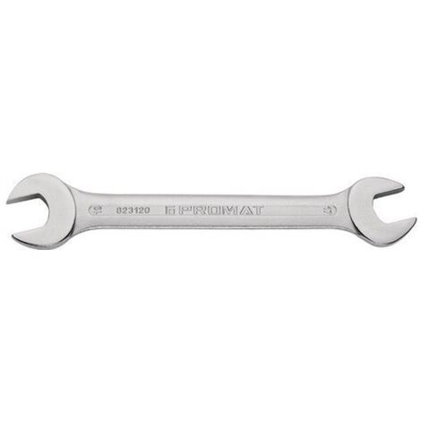 Llave De Doble Boca 41 X 46 Mm Longitud 405 Mm Cromada Proma