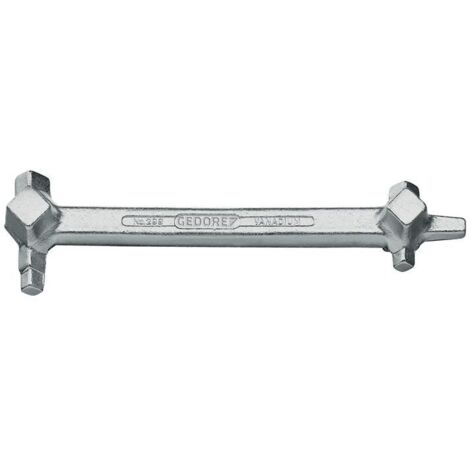 Llave de espiga 299 VK 8,7-13 mm VK coronas 6,8-19 mm L.220 mm GEDORE