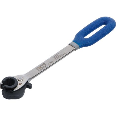 Llave de estrella con carraca  abierta  8 mm