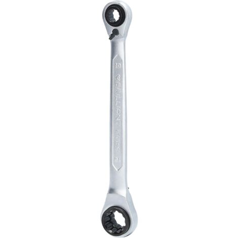 Llave de estrella doble de carraca 4 en 1, 10 x 13, 17 x 19 mm