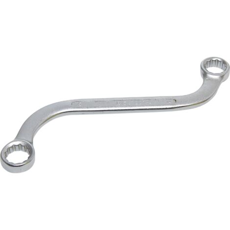 Llave de estrella doble forma de S 12 caras 14 x 15 mm