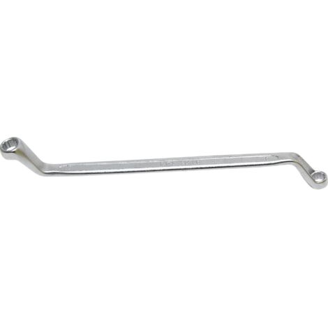 Llave de estrella doble  largas acodadas  6 x 7 mm