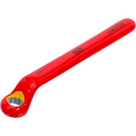 Llave de estrella VDE  largas acodadas  17 mm
