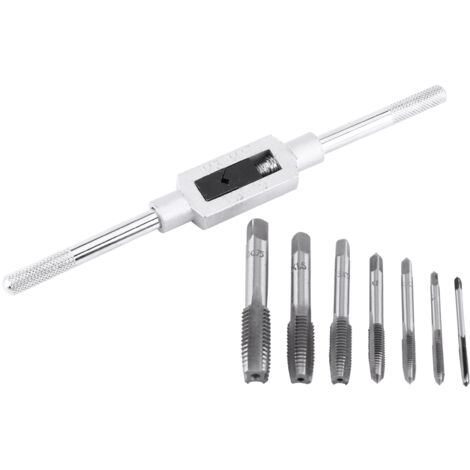 Llave de grifo ajustable con machos de roscar de rosca métrica M3/4/5/6/8/10/12