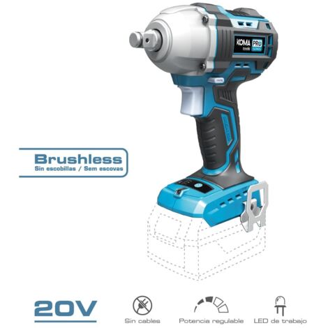 Llave de impacto brushless