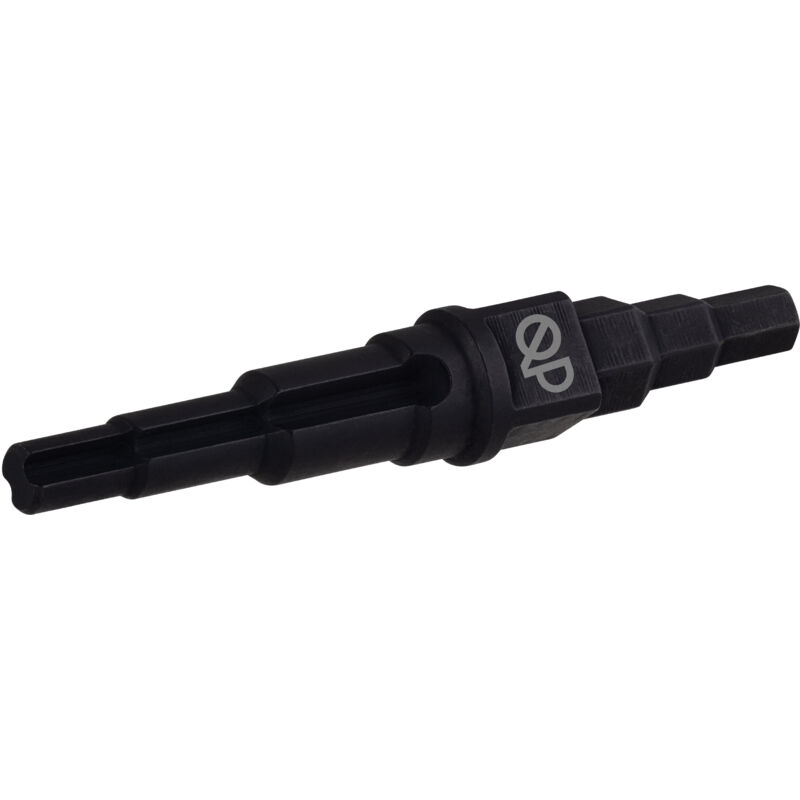 Llave de montaje para radiadores hexagonal (10, 13, 17 mm) + puntas (3/8 - 1/2 - 3/4 - 1
