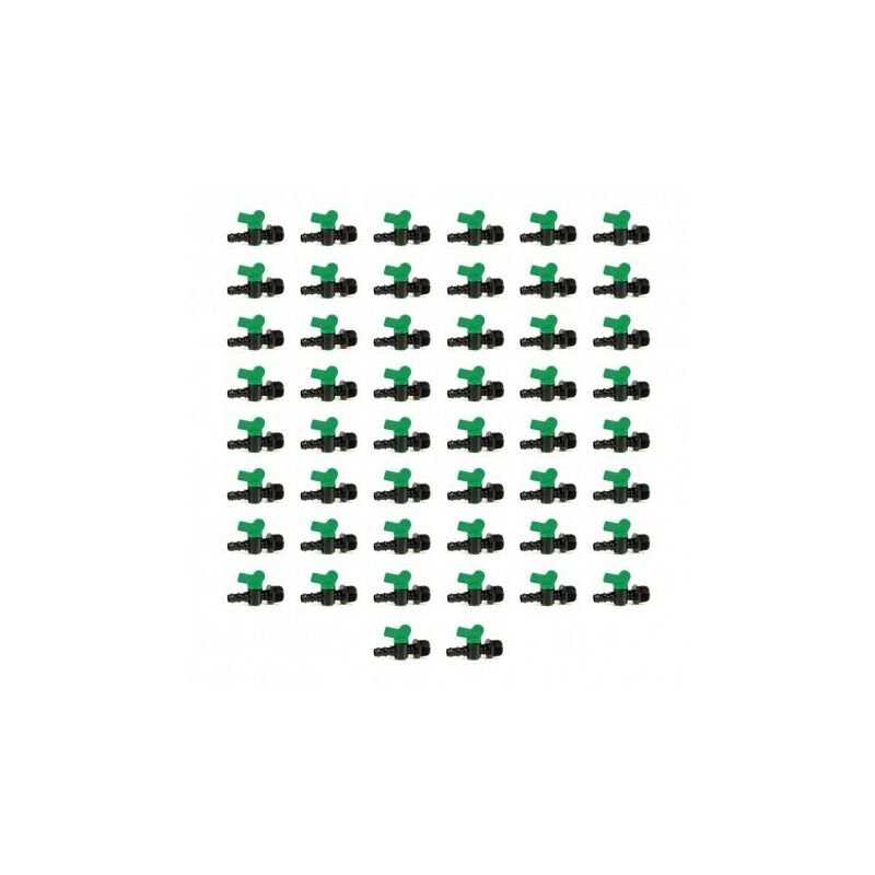 

Llave de paso 16mm para riego por goteo x 1/2' rosca macho (Pack 50 uds)