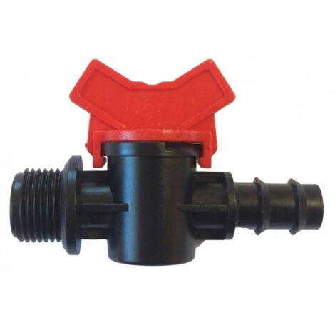 Llave de Paso 16mm x 1/2" Roscada. Bolsa de 5 Unidades