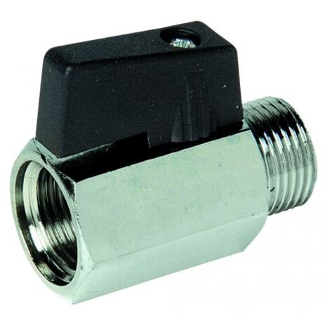LLAVE DE PASO DE 1/4" M-M - PLASTICO - CEVIK