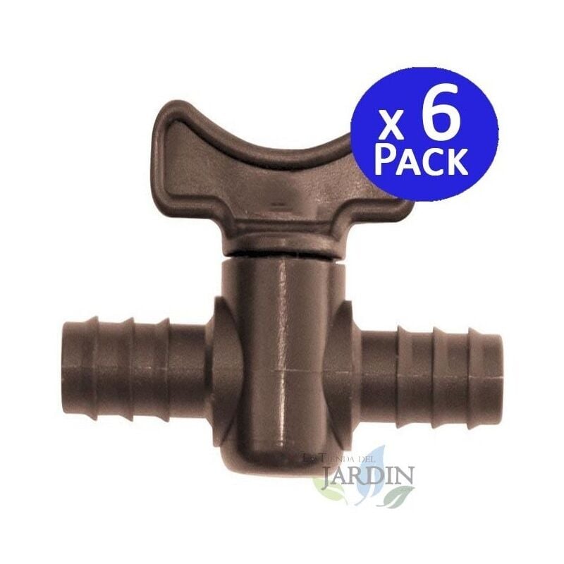 

Suinga - Llave de paso goteo 10mm. 6 unidades