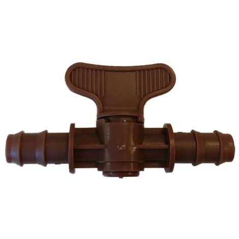 Llave de Paso Marrón 16mm. Bolsa de 2 Unidades