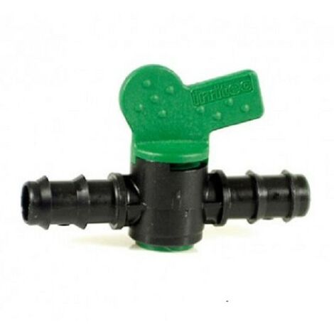 LLAVE DE PASO PARA RIEGO POR GOTEO 20MM PACK DE 10UDS  VALVULA DE PASO PARA RIEGO POR GOTEO MEDIDA 20MM VALVULA DE PASO PARA RIEGO POR GOTEO DE ALTA CALIDAD FABRICADA EN ITALIA ACCESORIO DE