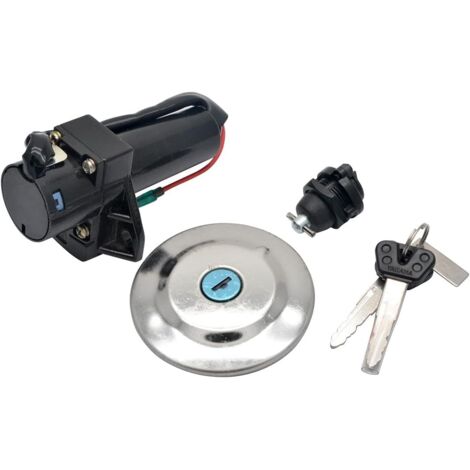 Llave de repuesto para cerradura de asiento de la tapa del acelerador del interruptor de encendido para Yamaha YBR125 YBR 125 2007-2014