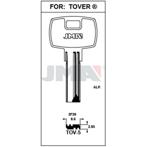 Llave de seguridad alpaca TOV-5
