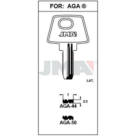 Llave de seguridad de latón AGA-50