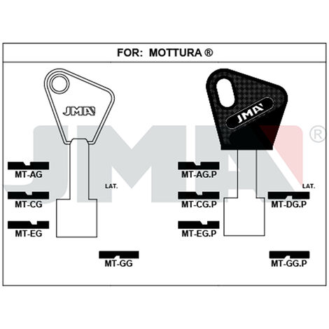 Llave de seguridad de latón MT-CG.P